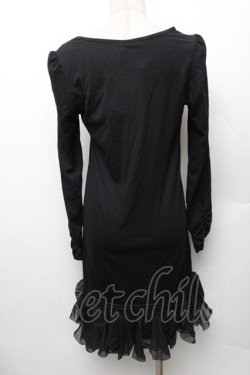 画像2: axes femme / カットワンピース  黒 S-26-01-28-018-AX-OP-AS-ZS