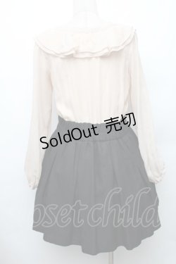 画像2: LOLITA / シフォン切替ワンピース  ベージュｘ黒 S-26-01-28-023-LO-CO-HR-ZS