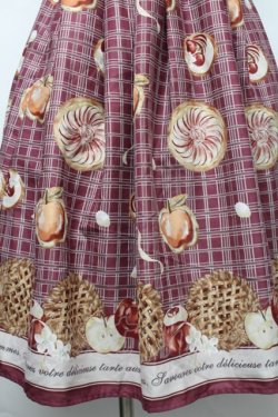 画像4: axes femme POETIQUE / アップルパイレースアップワンピース M 赤 S-26-01-28-027-AX-OP-TE-ZS