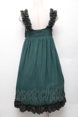 画像2: axes femme / シフォンワンピース  グリーン S-26-01-28-028-AX-OP-AS-ZS