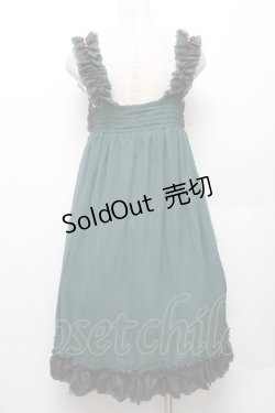 画像2: axes femme / シフォンワンピース  グリーン S-26-01-28-028-AX-OP-AS-ZS