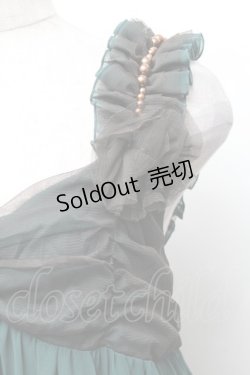 画像3: axes femme / シフォンワンピース  グリーン S-26-01-28-028-AX-OP-AS-ZS