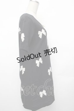 画像3: MILK / リボンワンピース  黒 S-26-01-29-032-ML-SK-AS-ZS