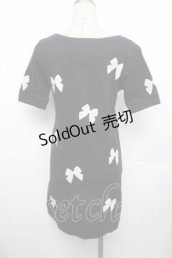 画像4: MILK / リボンワンピース  黒 S-26-01-29-032-ML-SK-AS-ZS