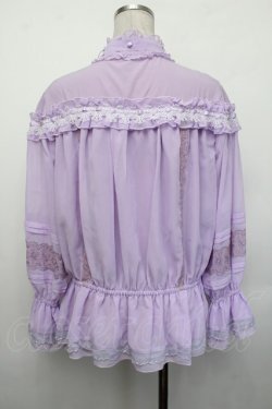 画像3: 星箱works / 七色ワルツフリルブラウス  ラベンダー S-26-01-29-033-PU-BL-HR-ZS