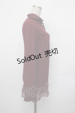 画像2: axes femme / レーシーロングタートル  ワイン S-26-01-29-037-AX-TO-AS-ZS