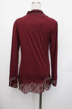 画像3: axes femme / レーシーロングタートル  ワイン S-26-01-29-037-AX-TO-AS-ZS