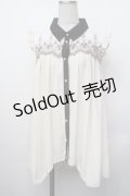 axes femme / ヨーク刺繍イレヘムチュニック  オフ S-26-01-29-040-AX-TO-AS-ZS