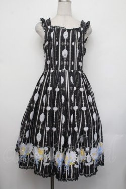 画像1: metamorphose / 思い出のすずらんリボンジャンパースカート  グレー S-26-01-29-042-ME-OP-AS-ZS