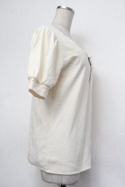 画像2: axes femme POETIQUE / きらめく花園刺繍カットプルオーバー  オフ S-26-01-29-045-AX-TO-AS-ZS