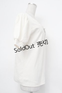 画像2: axes femme POETIQUE / きらめく花園刺繍カットプルオーバー  オフ S-26-01-29-045-AX-TO-AS-ZS