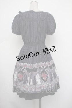 画像3: axes femme / チェス柄ストライプレースワンピース  紫 S-26-01-29-049-AX-OP-AS-ZS