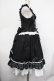 画像3: ALICE and the PIRATES / Adelineジャンパースカート  黒ｘ白 S-26-01-29-050-PA-OP-AS-ZS (3)