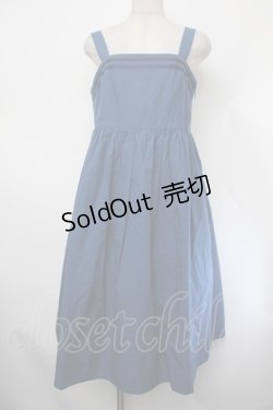 画像1: Jane Marple / ラインジャンパースカート  紺 S-26-01-29-052-JM-OP-AS-ZS