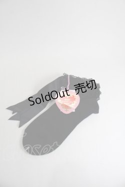 画像3: BABY,THE STARS SHINE BRIGHT / チュールレースクルー丈ソックス  黒 S-26-01-29-006-BA-ZA-AS-ZS