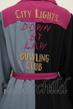 画像4: jouetie / 配色シャツワンピース M 黒×ブルーグレー×ピンク S-26-01-29-057-EL-TO-TE-ZS