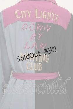 画像4: jouetie / 配色シャツワンピース M 黒×ブルーグレー×ピンク S-26-01-29-057-EL-TO-TE-ZS