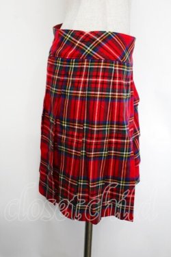 画像2: Jane Marple / チェックスカート  赤 S-26-01-29-059-JM-SK-AS-ZS