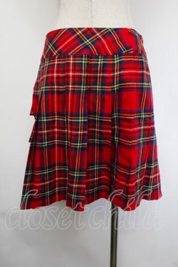 画像3: Jane Marple / チェックスカート  赤 S-26-01-29-059-JM-SK-AS-ZS