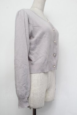 画像2: Amavel / パールカーディガン F ラベンダー S-26-01-29-062-CA-TO-TE-ZS