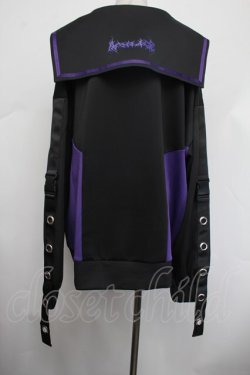 画像3: Amilige / セーラー2wayMA-1ブルゾン  黒 S-26-01-29-063-PU-CO-AS-ZS