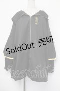 HOTDRY SIS / 雷鳴　堕天使界隈リフレクタージャージパーカー  黒ｘ? S-26-01-29-064-PU-TO-AS-ZS