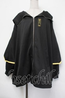 画像1: HOTDRY SIS / 雷鳴　堕天使界隈リフレクタージャージパーカー  黒ｘ? S-26-01-29-064-PU-TO-AS-ZS