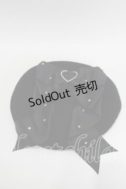 画像3: LIZ LISA / ビジューリボンベレー  黒 S-26-01-29-010-LO-BG-TE-ZS