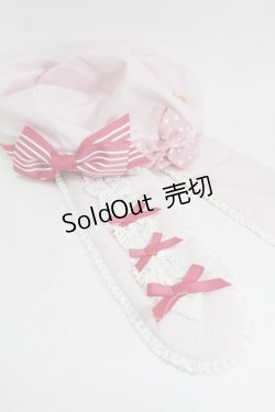 画像3: 青木美沙子x花と真珠箱 / ラビットリボン ベレー帽  ピンク S-26-01-29-011-LO-ZA-HR-ZS