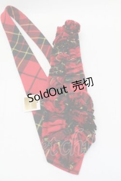 画像3: Jane Marple / チェックフリルネクタイ  赤 S-26-01-29-013-JM-ZA-AS-ZS