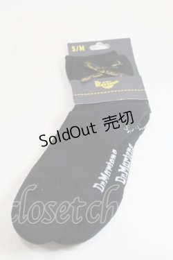画像1: Dr.Martens （Getta Grip） / 靴下  黒 S-26-01-29-002-PU-ZA-AS-ZS