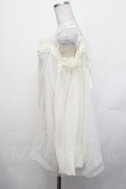 画像2: axes femme / チュールオフショルトップス  アイボリー S-26-01-29-016-AX-TO-TE-ZS