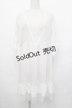 画像1: axes femme / シアー×チュールレースガウン F オフ S-26-01-29-018-AX-TO-TE-ZS