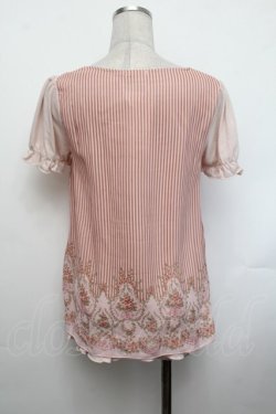 画像3: axes femme / ストライプトップス  ピンク S-26-01-29-020-AX-TO-AS-ZS