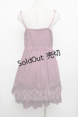 画像3: axes femme / シフォンシャーリングチュニ  ワイン S-26-01-29-022-AX-OP-AS-ZS