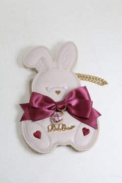 LIZ LISA / うさぎパスケース  ピンク S-26-01-29-003-LO-SK-TE-ZS