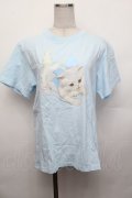 Nile Perch / プリントＴシャツ  サックス S-26-01-29-025-LO-TO-AS-ZS