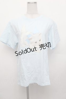 画像1: Nile Perch / プリントＴシャツ  サックス S-26-01-29-025-LO-TO-AS-ZS