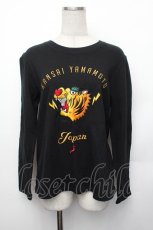 画像1: KANSAI YAMAMOTO / 刺繍ロンT  黒 S-26-01-29-030-PU-TO-HR-ZS (1)