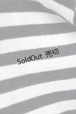 画像5: SUPER LOVERS / ボーダーパーカー  黒ｘ白 S-26-01-31-031-PU-TO-HR-ZS