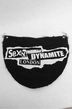 画像2: SEXY DYNAMITE LONDON / ゼブラ柄フラップ  黒ｘ白 S-26-01-31-006-PU-ZA-HR-ZS