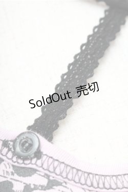 画像4: ALGONQUINS / バタフライプリントカットソー  ピンクｘ黒 S-26-01-31-038-AL-TO-HR-ZS