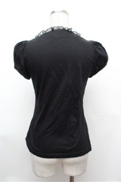 画像3: BPN / レースアップバタフライptカットソー  黒 S-26-01-31-041-GO-TO-HR-ZS