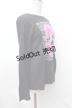 画像3: PEACE NOW / スカルプリントカットソー  黒 S-26-01-31-044-PU-BL-HR-ZS