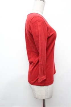 画像3: INGEBORG / ロゴptロンT  赤 S-26-01-31-052-LO-TO-HR-ZS