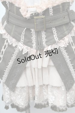 画像3: Ozz oneste / コルセットオーバースカート  カーキ S-26-01-31-1034-OO-SK-AS-ZS