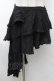 画像1: SEXY DYNAMITE LONDON / ガーゼイレヘムスカート  黒 S-26-01-31-1038-PU-SK-HR-ZS (1)