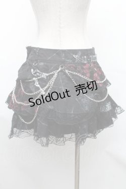 画像2: MAD / パッチ配色チェックティアードスカート S 黒 S-26-01-31-1039-PU-SK-HR-ZS