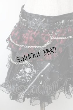 画像3: MAD / パッチ配色チェックティアードスカート S 黒 S-26-01-31-1039-PU-SK-HR-ZS