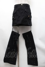 画像1: BPN / レッグカバー付きパンツ  黒 S-26-01-31-1041-GO-PA-AS-ZT626 (1)